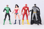 DC Comics 7pcs/set Superman Batman Wonder Woman The Flash Green Lantern Aquaman Cyborg Action Figures