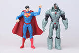 DC Comics 7pcs/set Superman Batman Wonder Woman The Flash Green Lantern Aquaman Cyborg Action Figures