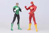 DC Comics 7pcs/set Superman Batman Wonder Woman The Flash Green Lantern Aquaman Cyborg Action Figures