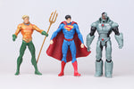 DC Comics 7pcs/set Superman Batman Wonder Woman The Flash Green Lantern Aquaman Cyborg Action Figures