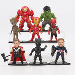 Marvel 8pcs/set Action Figures (8-10cm)