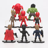 Marvel 8pcs/set Action Figures (8-10cm)