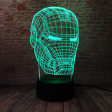 Marvel&DC Figurine 3D Illusion LED NightLight