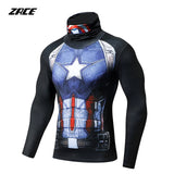 Men's High Collar Lapel Thermal Jersey