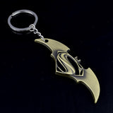 Batman - Superman Keychain