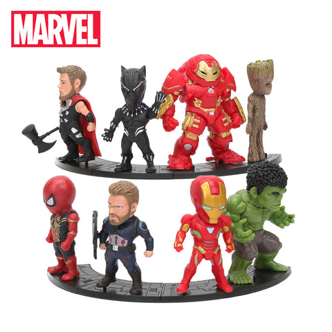 Marvel 8pcs/set Action Figures (8-10cm)