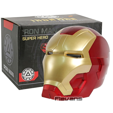 Marvel Iron Man Cosplay Helmet Mask with LED Light