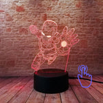 Marvel&DC Figurine 3D Illusion LED NightLight