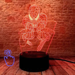 Marvel&DC Figurine 3D Illusion LED NightLight