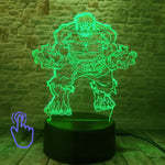 Marvel&DC Figurine 3D Illusion LED NightLight