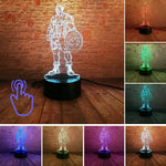 Marvel&DC Figurine 3D Illusion LED NightLight