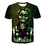 Dark Knight 3D Printed T Shirt Men Joker Face Casual O-neck Male tshirt Clown Summer Short Sleeve Cosplay Funny T shirts Pokemon