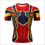 Marvel Superhero Men's Fitness T-shirt