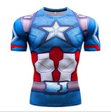 Marvel Superhero Men's Fitness T-shirt