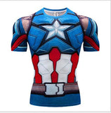 Marvel Superhero Men's Fitness T-shirt