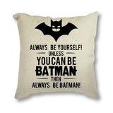 Pillow Cases with Superhero Quotes