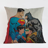 Batman, Superman Pillow Case